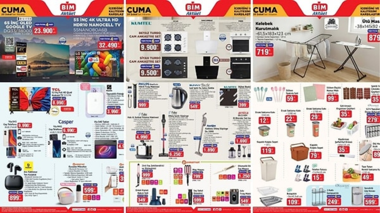 Elektronikte Dev İndirim: BİM 20 Şubat Kataloğunda LG Nanocell ve Casper Rüzgarı