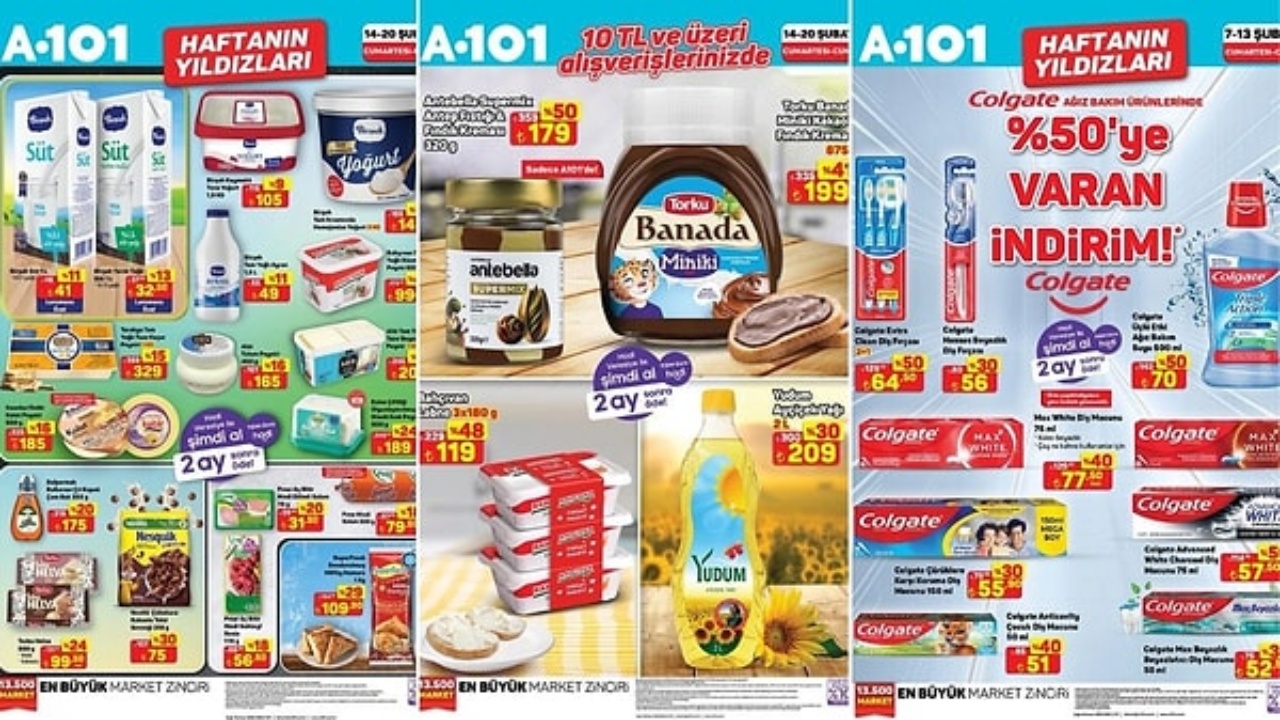 Şubat Ayının Yıldızları A-101 Raflarında: 14-20 Şubat Haftasına Özel Büyük İndirim