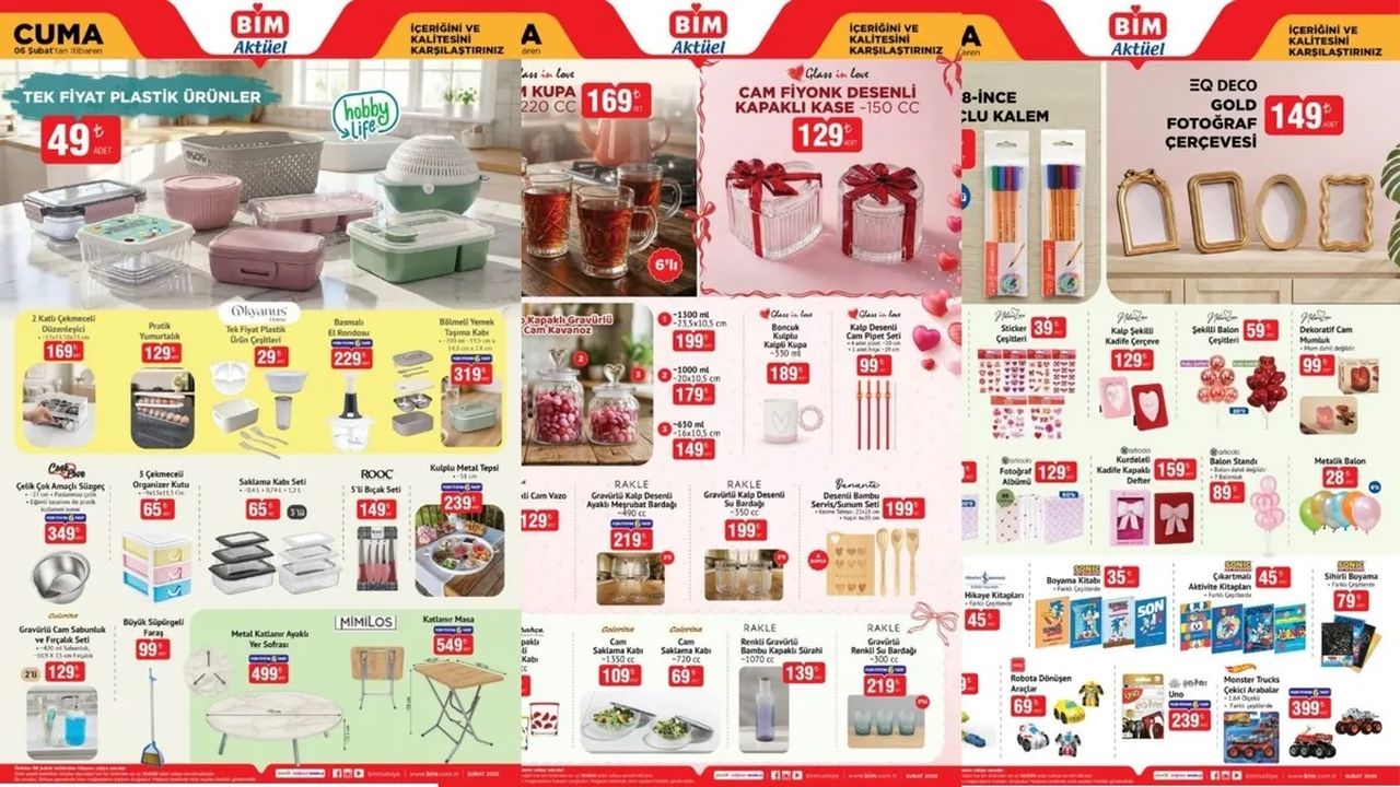 BİM’de 3 Şubat indirim şöleni: Temizlikten atıştırmalığa dev kampanya!